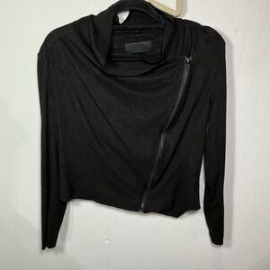 Blank NYC Black Suede Jacket